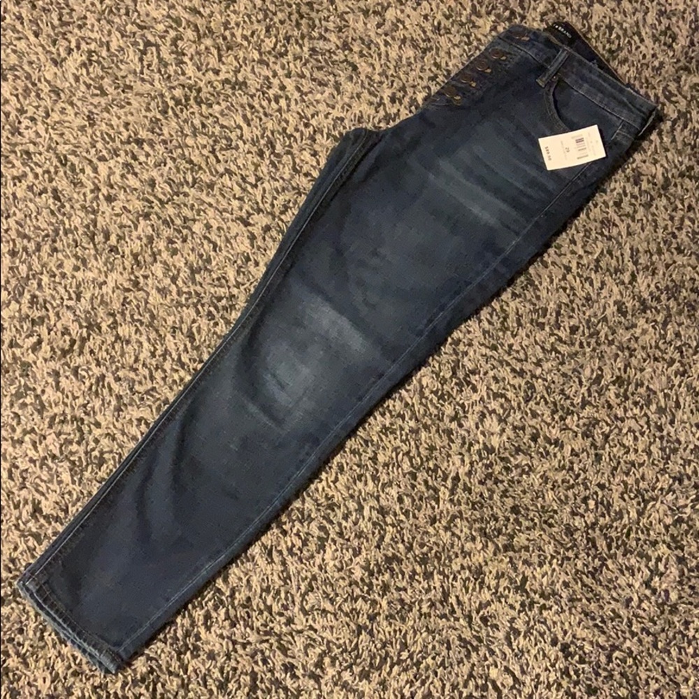 New Button Fly Lucky jeans (Bridgette skinny).